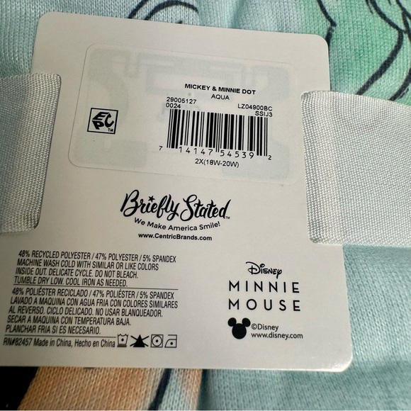 NWT. Mickey Mouse Women’s Print Sleep Pants, Size 2X. - Picture 11 of 13